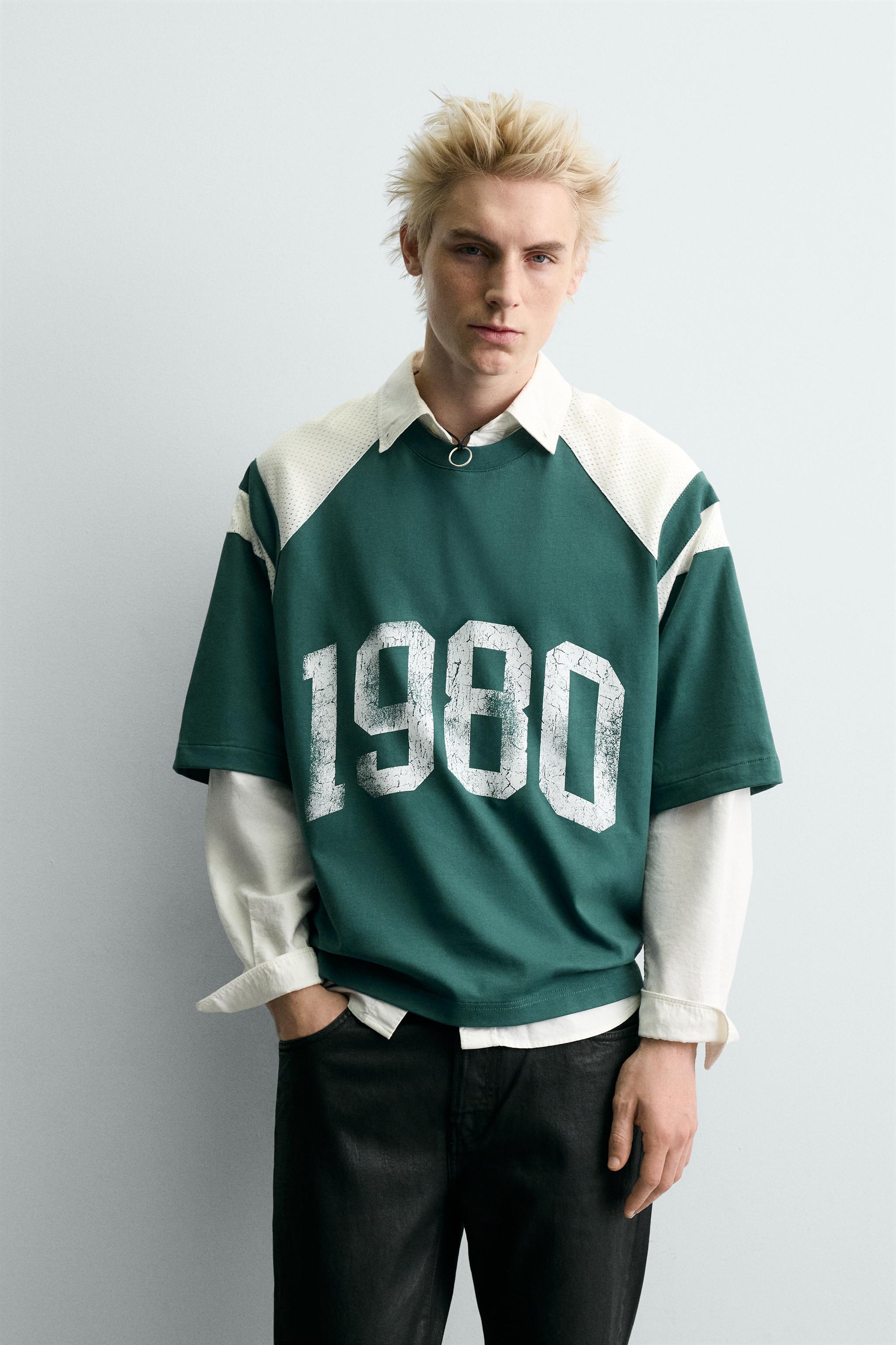 STRUCTURED PRINT T-SHIRT